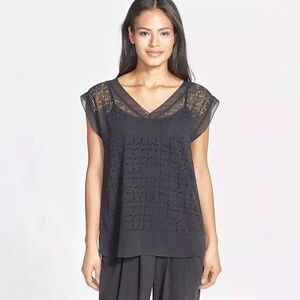 Eileen‎ Fisher | Sheer Recycled Fabric Chif…